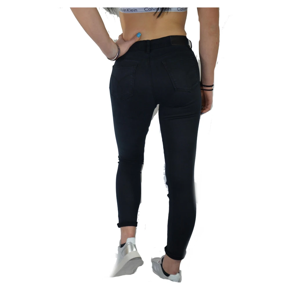 Calvin Klein Blauwe Skinny Jeans Blue Dames