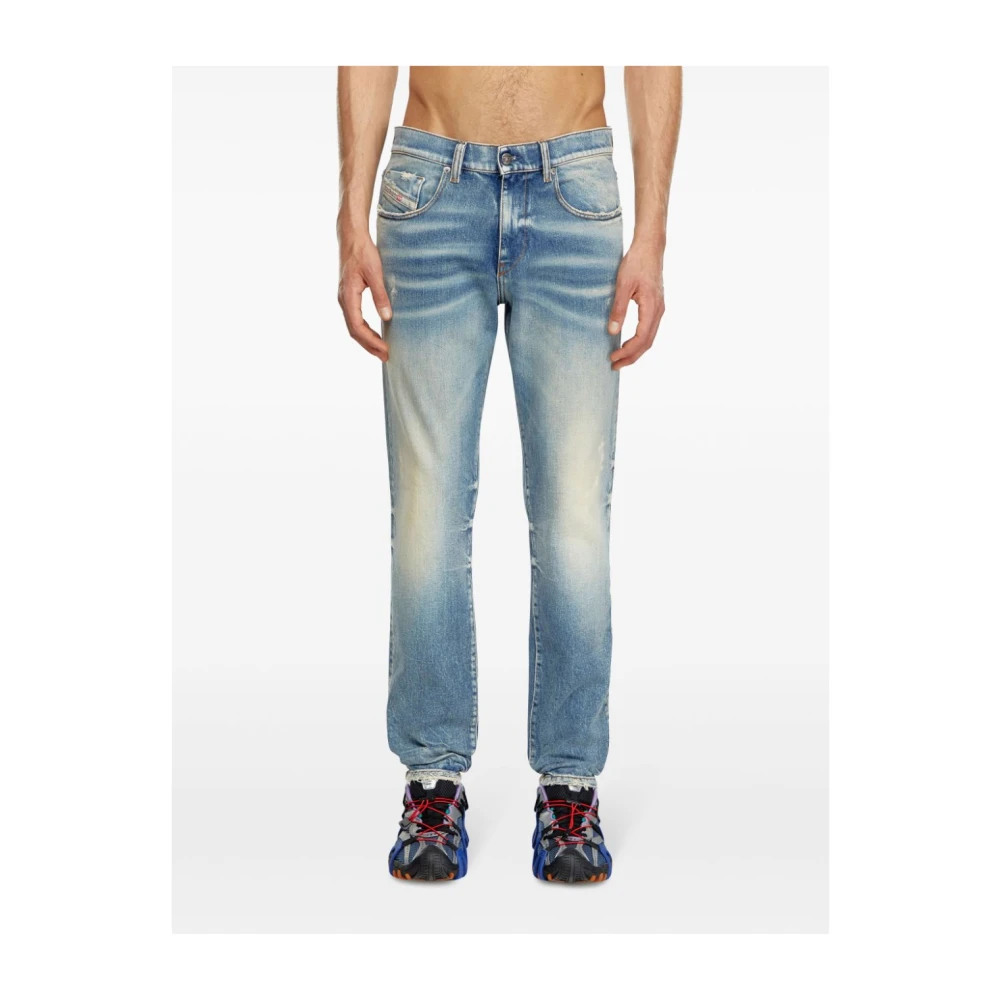 Diesel Blauwe Slim Fit Jeans Blue Heren