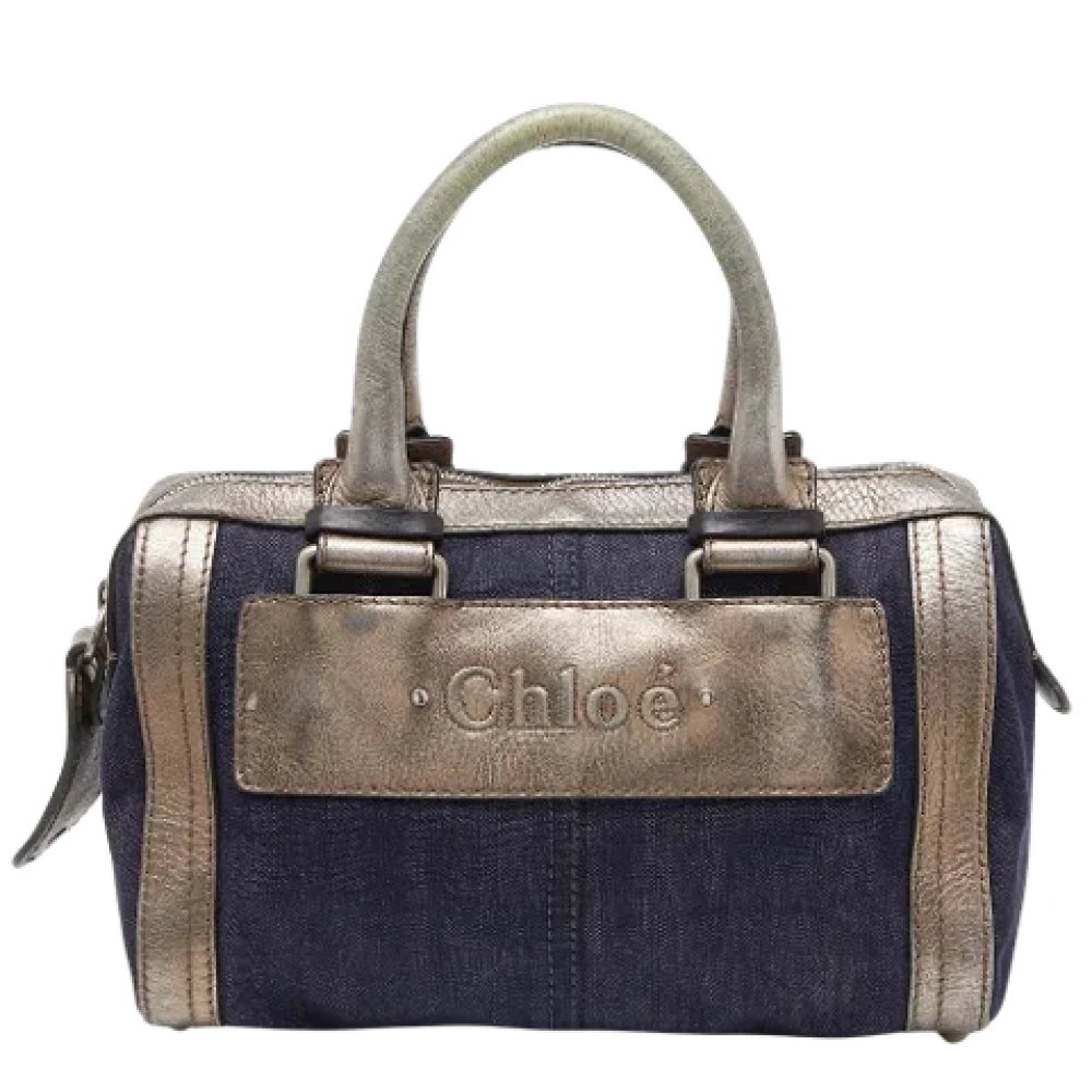 Chloé Pre-owned Denim handbags Blue Dames