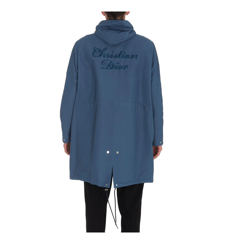 Dior Regenjas met Logodetail Blue Heren