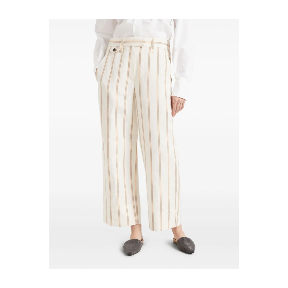 BRUNELLO CUCINELLI Stijlvolle Broeken voor Heren Beige Dames