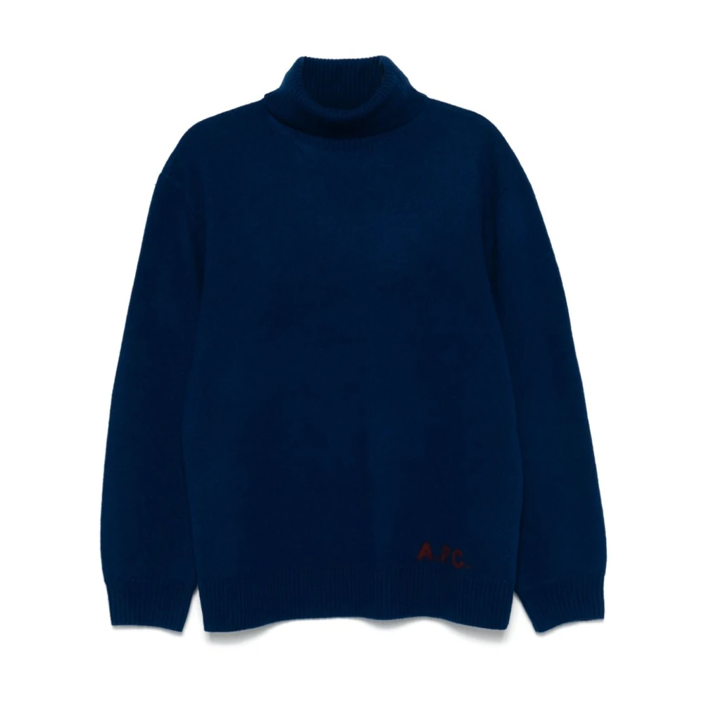 A.p.c. Blå Tröja för Män Blue, Dam