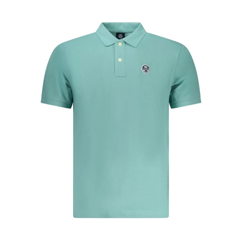 North Sails Classic Cotton Polo Shirt - Male - Polo Shirts - Blue - 2XL - Tops