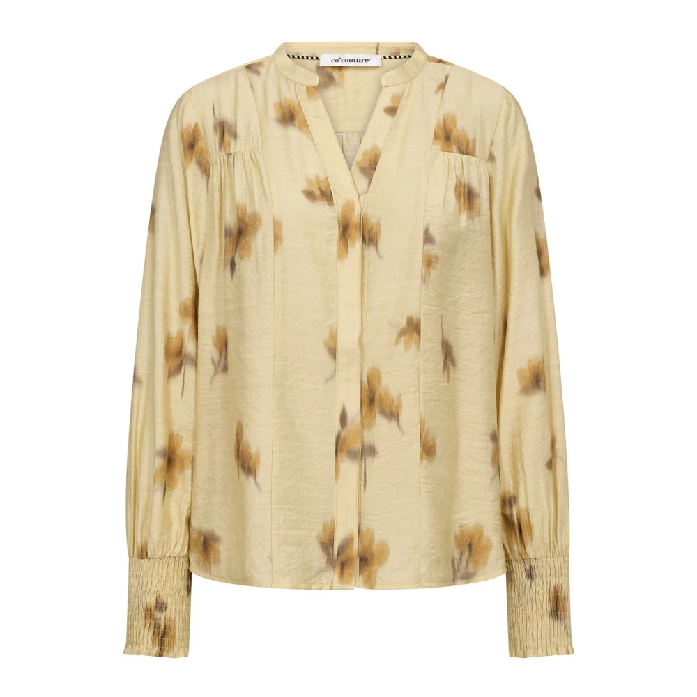 Co'couture Women's Yellow Blouses, L, Shirts