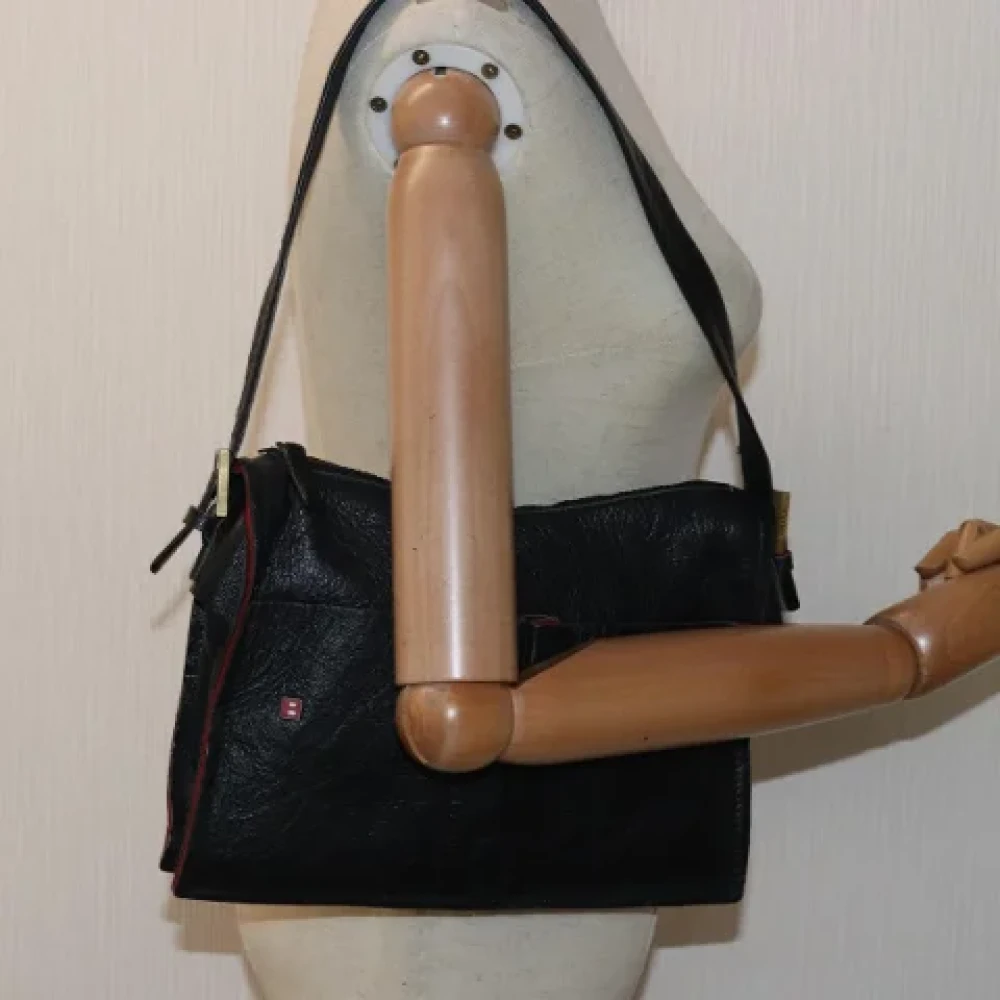 Bally Pre-owned Leather shoulder-bags Black Dames