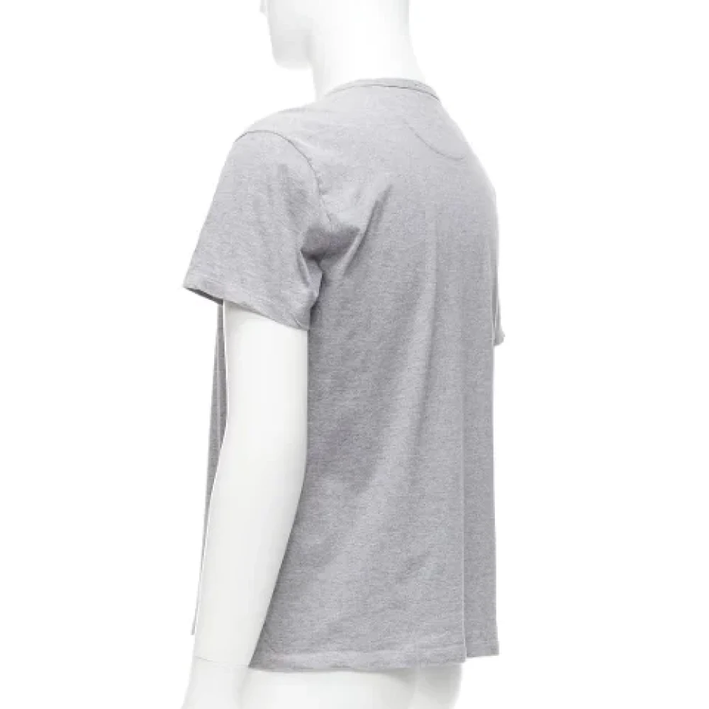 Valentino Vintage Pre-owned Cotton tops Gray Heren