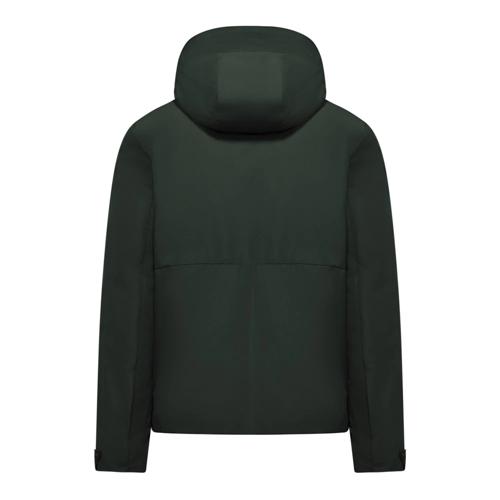 BomBoogie PrimaLoft Gewatteerde Hoodie Jas Green Heren