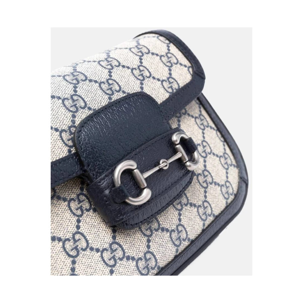 Gucci Horsebit 1955 Supreme Tas Blue Dames