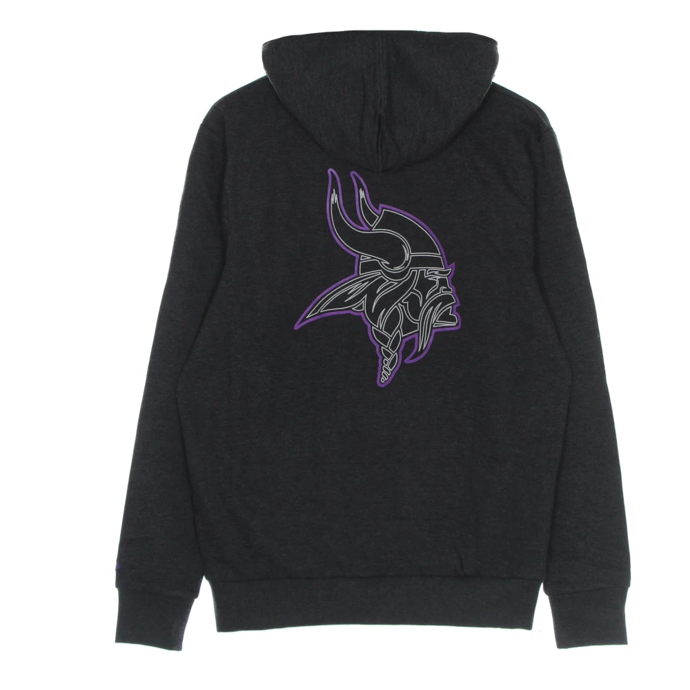new era Minnesota Vikings Logo Hoodie Black Heren