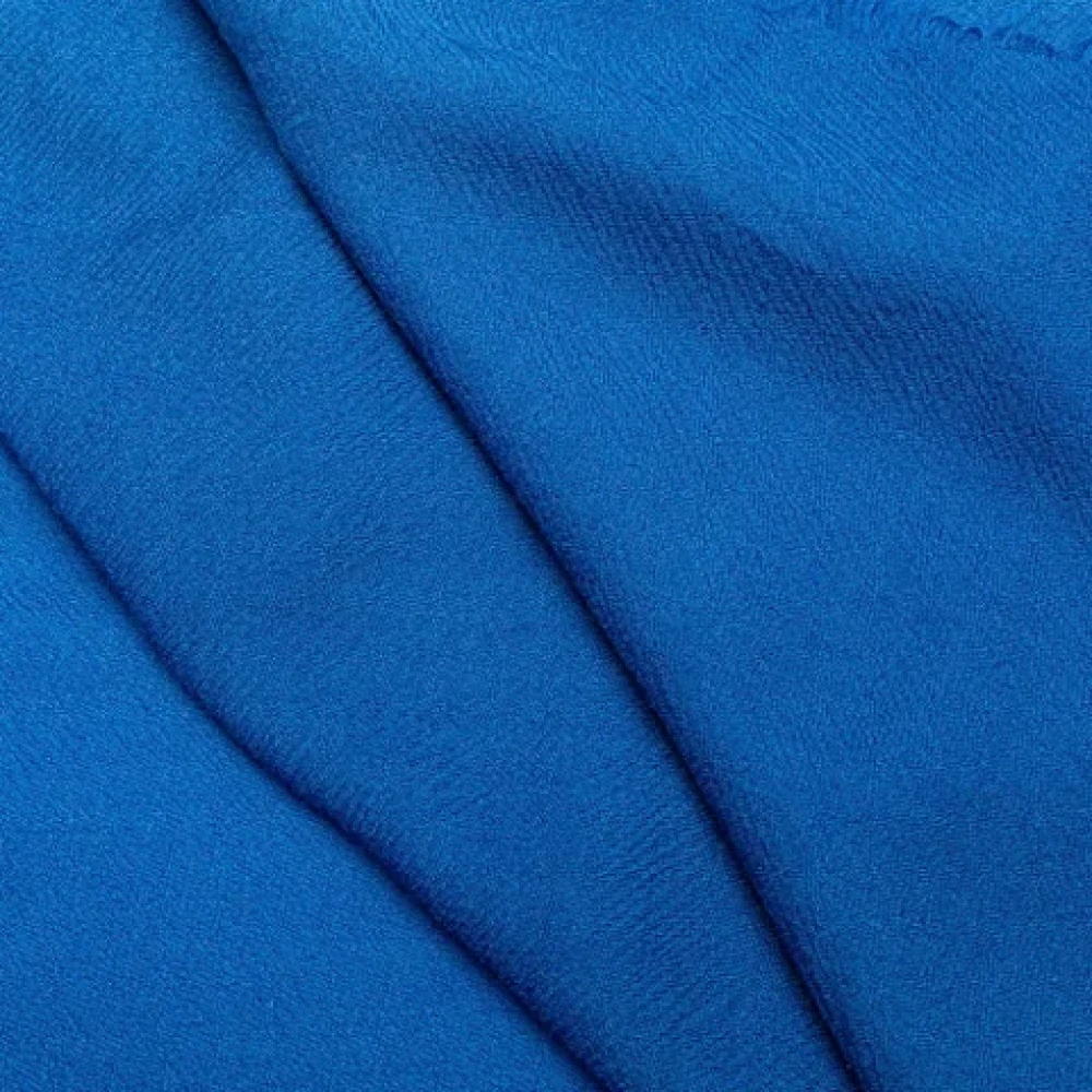 Louis Vuitton Vintage Pre-owned Wool scarves Blue Dames