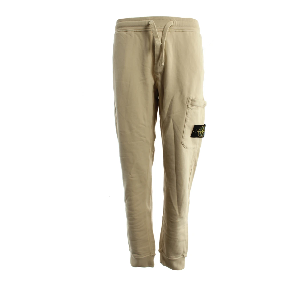 Stone Island Men's Beige Sweatpants, S, Joggers