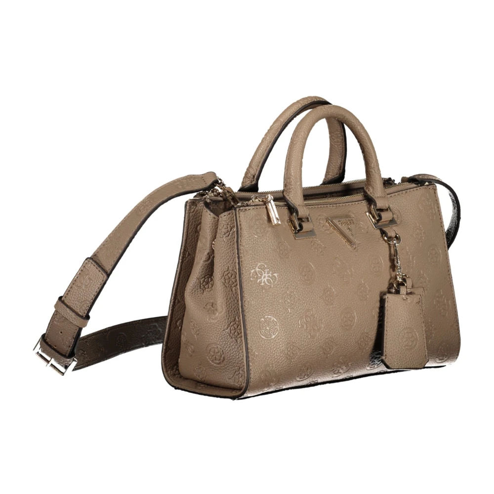 Guess Beige Schoudertas Cresidia Contrast Details Beige Dames