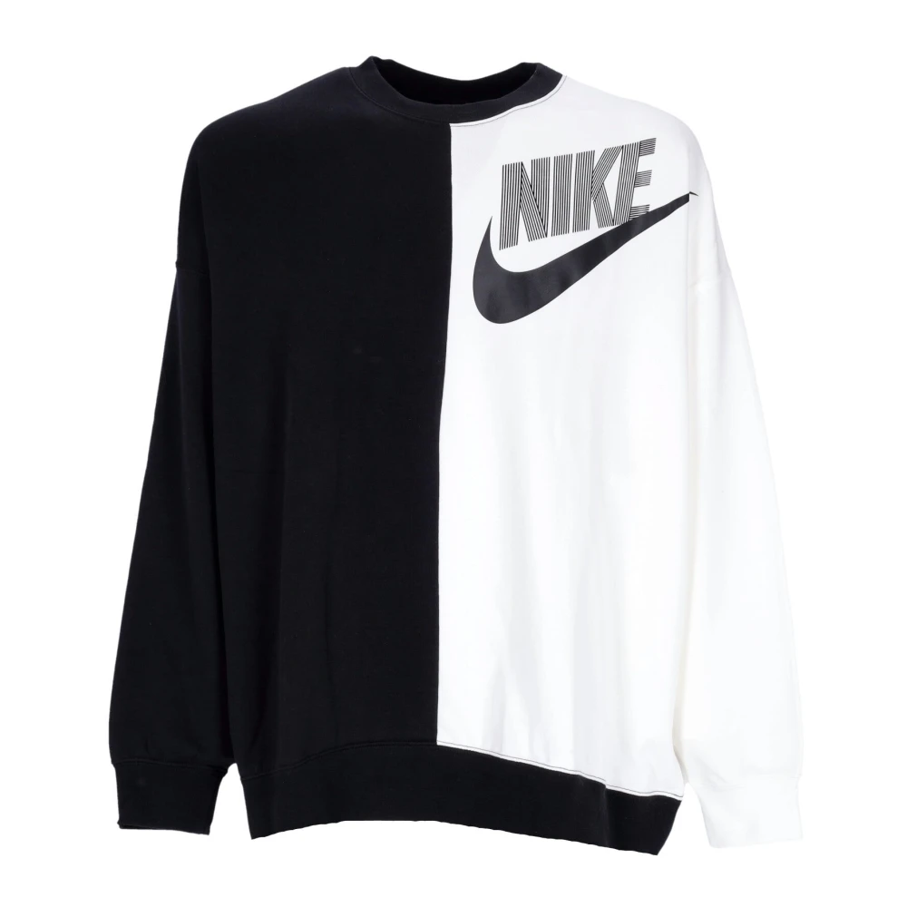 Nike Sporty Crew Neck Sweatshirt Black, Dam