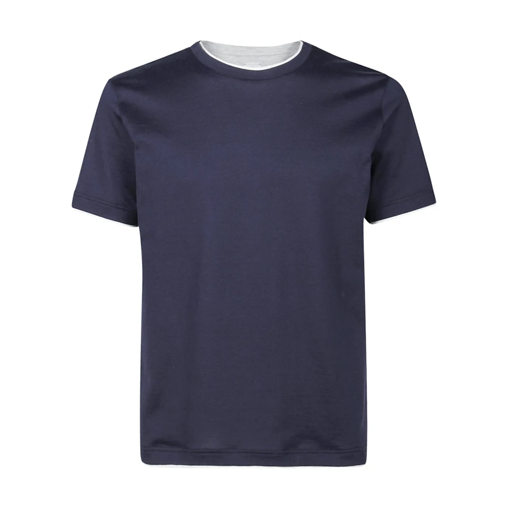 Eleventy - Tops > T-Shirts - Blue - Eleventy - Modalova
