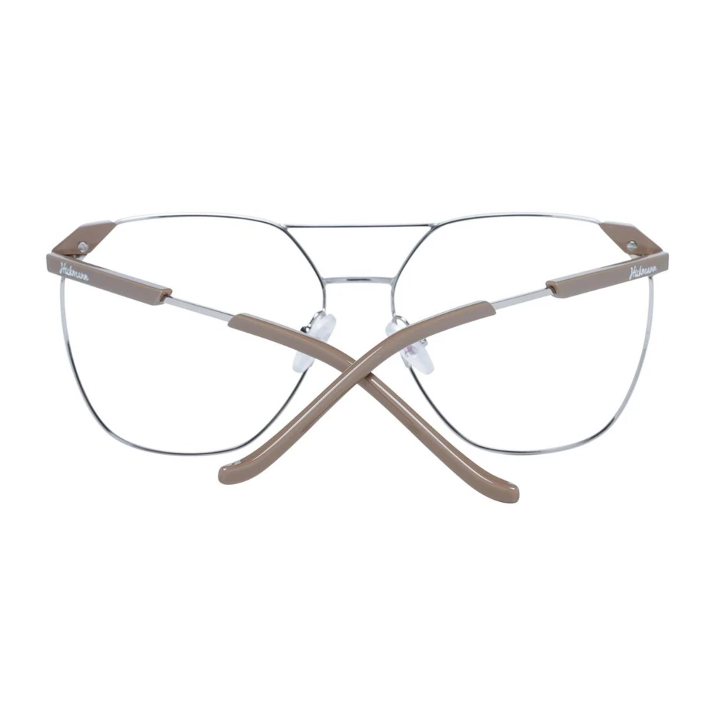 Ana Hickmann Zilveren Aviator Optische Frames met Demo Lenzen Gray Dames