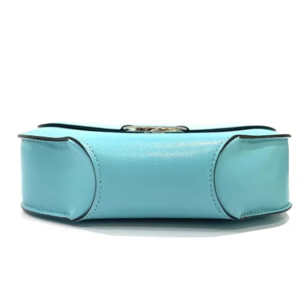 Hermès Vintage Pre-owned Leather shoulder-bags Blue Heren