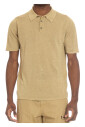 dark-yellow-linen-polo-shirt