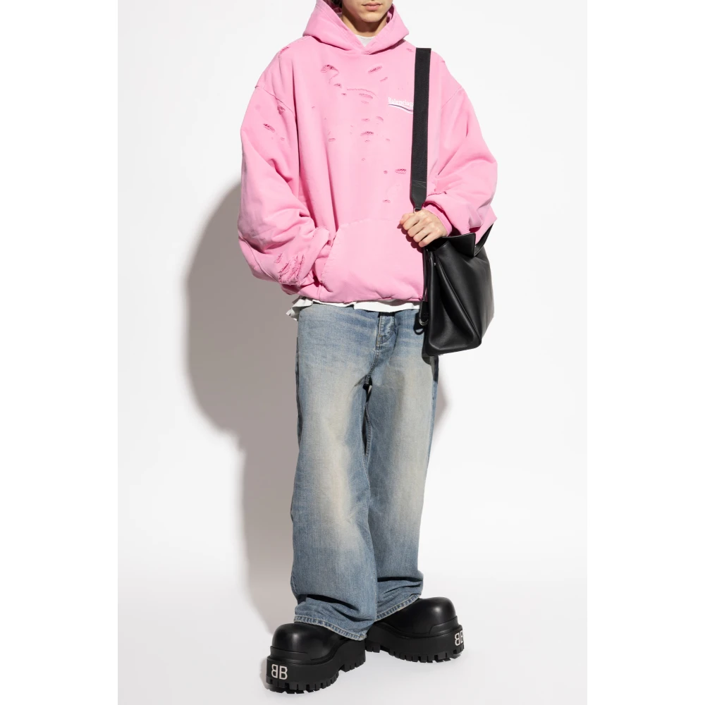 Balenciaga Hoodie Pink Heren