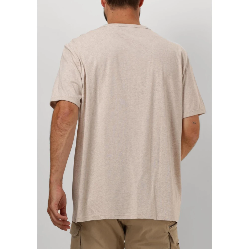 Fred Perry Heren Polo & T-shirt Ringer Tee Beige Heren