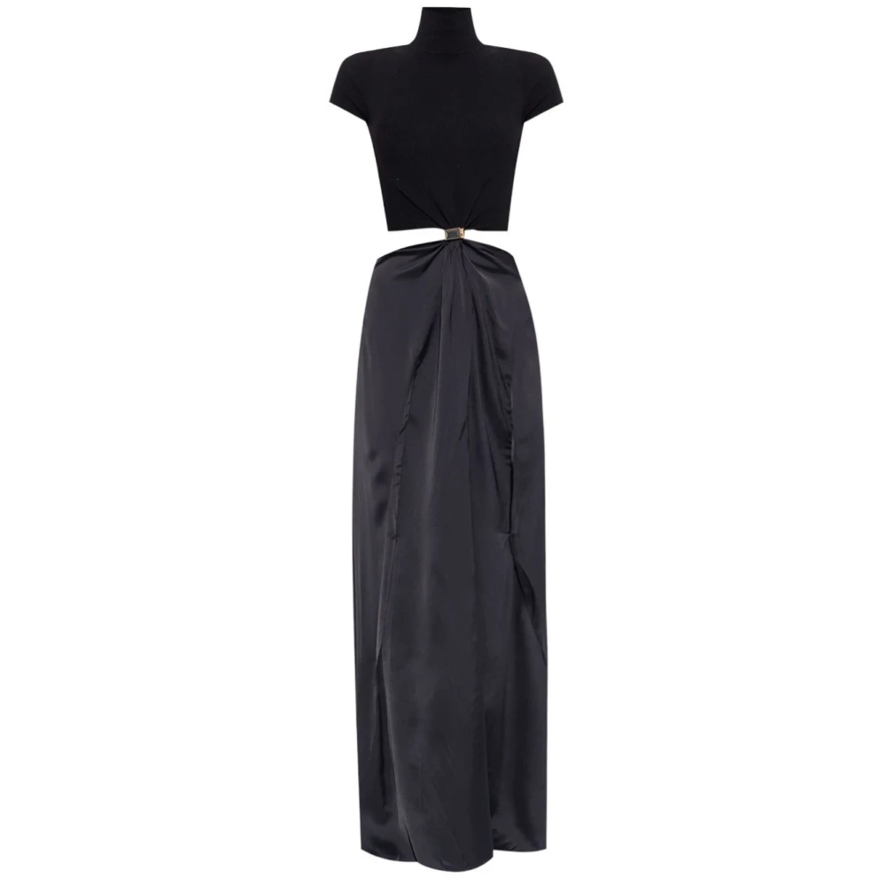 SPORTMAX Lange Mouw Ares Top Black Dames