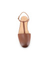 bruin-leren-platte-schoenen