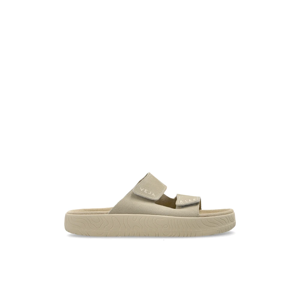Veja Men's Beige Etna Slides - Sliders - 7 Uk - Shoes