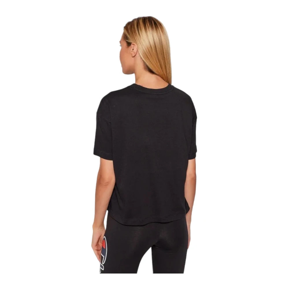 Champion T-Shirts Black Dames