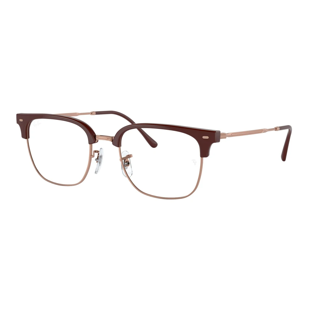 Ray-Ban Unisex Red Glasses, 51 Mm, New Clubmaster Optics