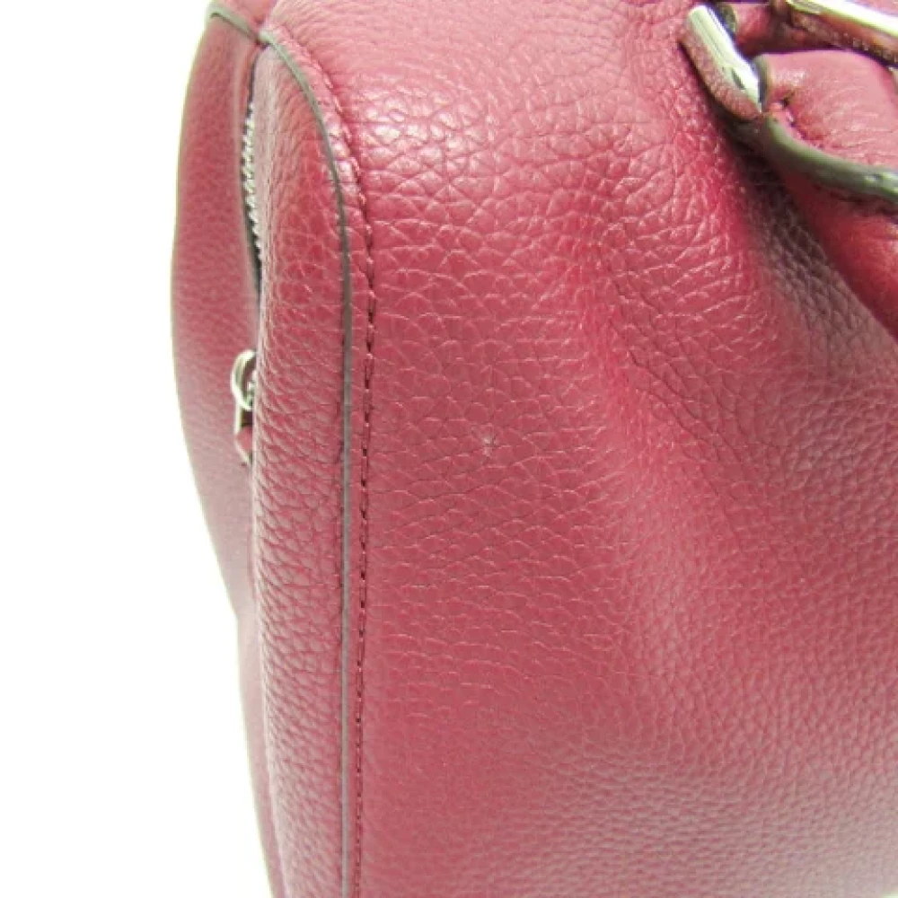 Michael Kors Pre-owned Leather handbags Red Dames