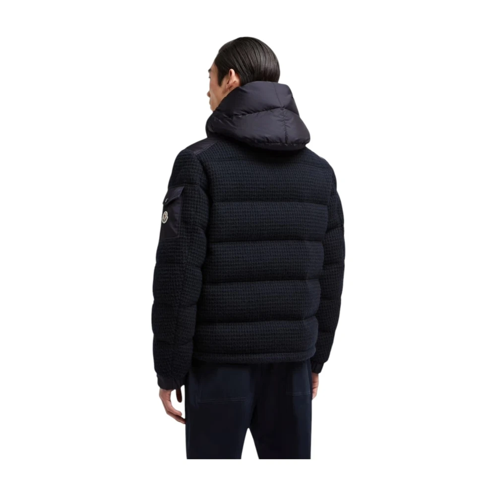 Moncler Korte donsjas marineblauw Blue Heren
