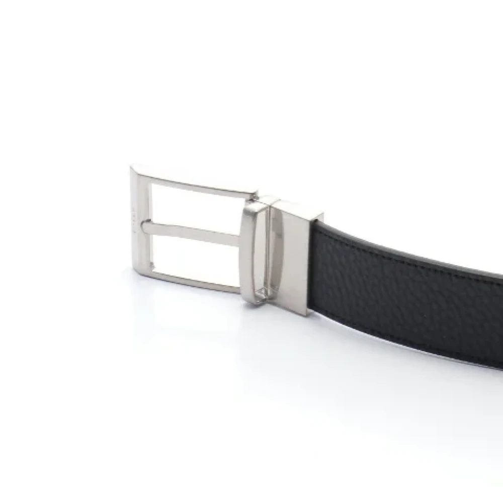 Bally Pre-owned Leather belts Black Heren