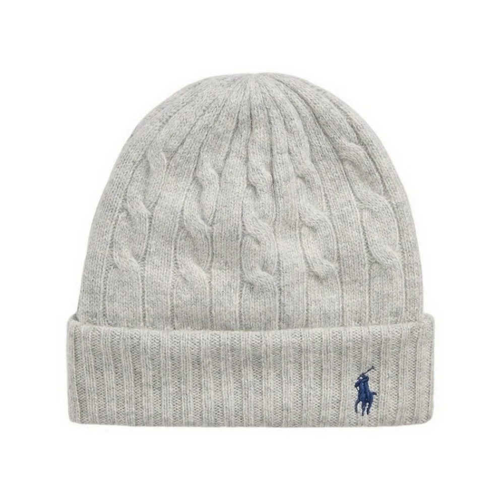 Ralph Lauren Grijze Gebreide Muts Gray Dames