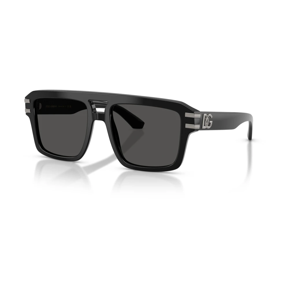 Dolce & Gabbana Grey Man Dg4562 501/87 Sunglasses Acetate Black Pilot Normal - Image 2