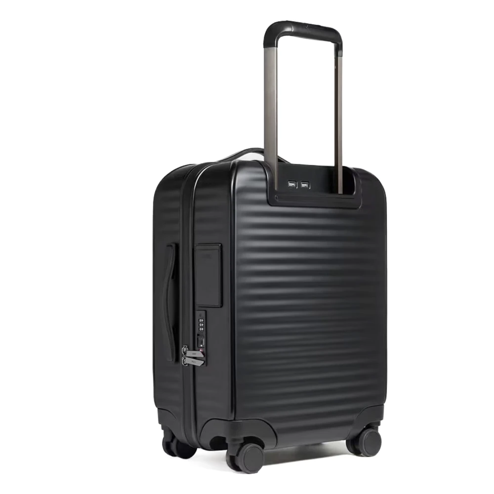 Ermenegildo Zegna Elegante Zwarte Trolley Tas Black Unisex