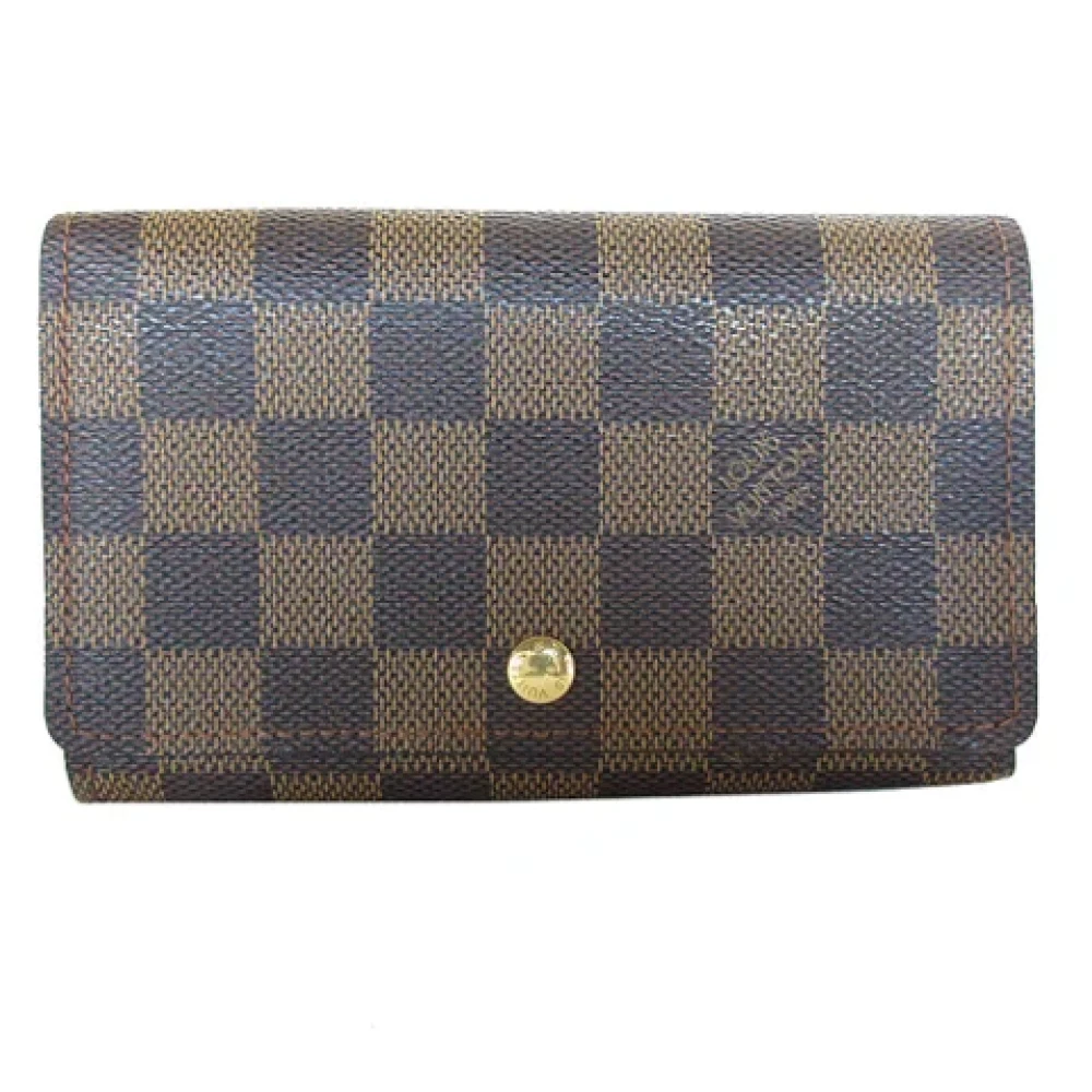 Louis Vuitton Vintage Pre-owned Canvas wallets Brown Dames