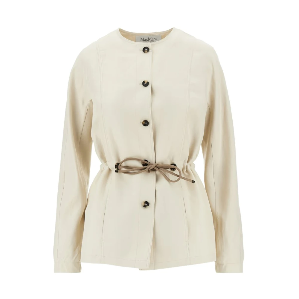 Max Mara Women's Beige Giacca Carezza