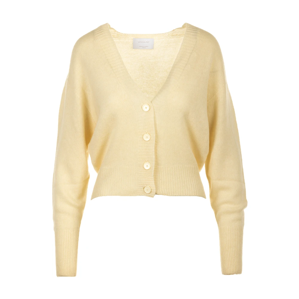 Daniele Fiesoli Crème Cardigan Sweaters Beige Dames