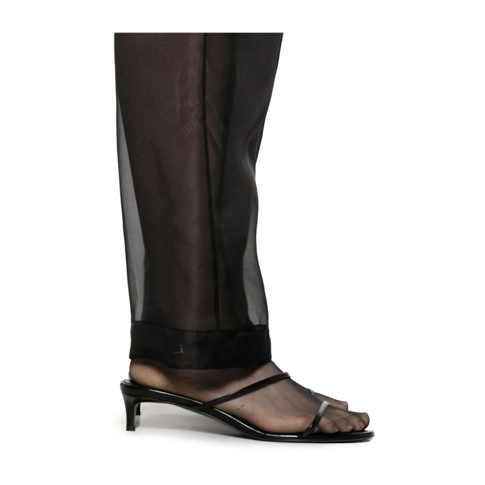 Khaite Zwarte Broek Stijlvol Model Black Dames