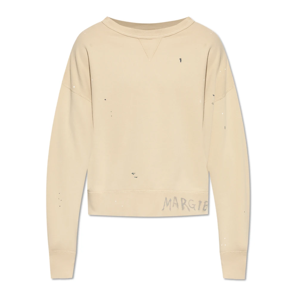 Maison Margiela Homme Beige Sweatshirts Et Sweats À Capuche, Taille: M Sweat-Shirts & Sweat-Shirts À Capuche