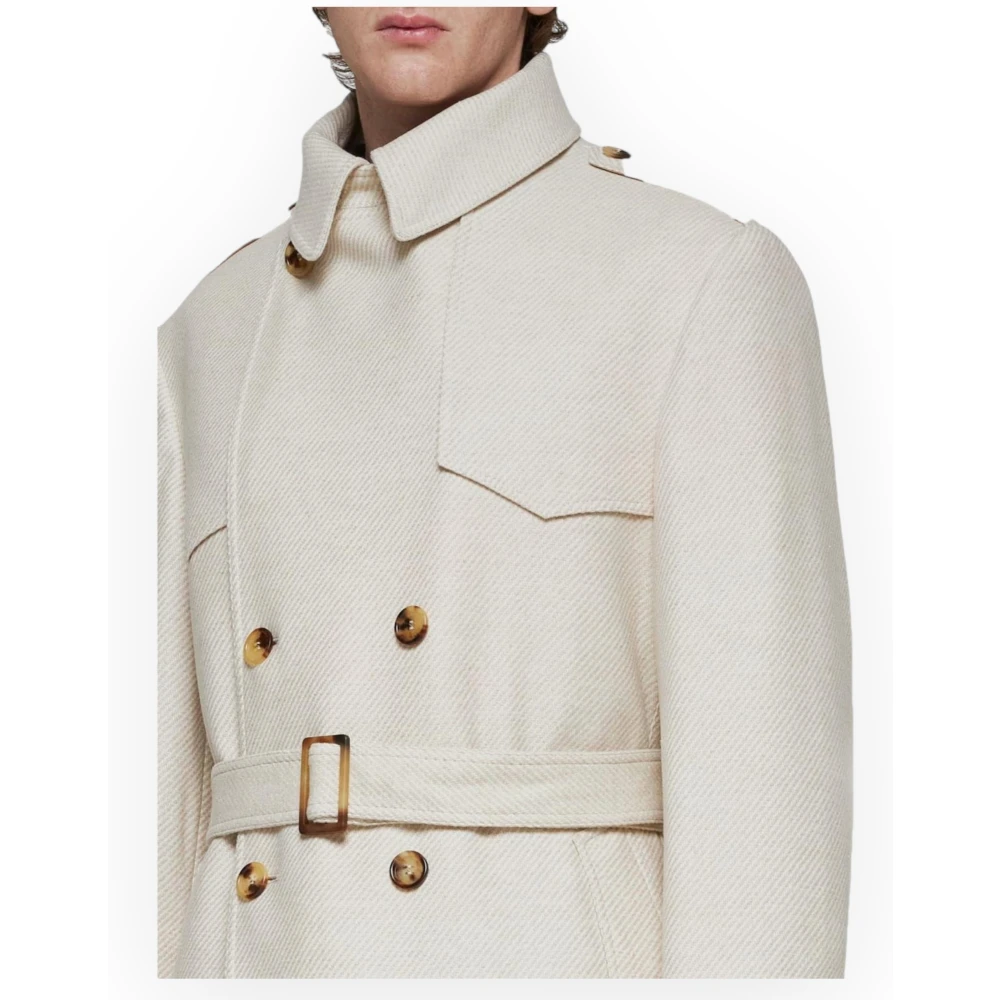 BRUNELLO CUCINELLI Stijlvolle Jas voor Mannen en Vrouwen White Heren