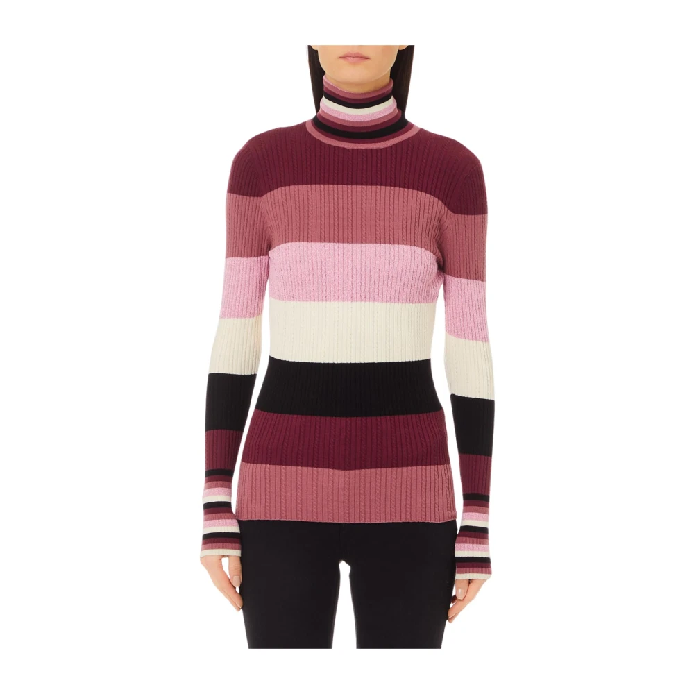 Liu Jo Gestreepte trui roze Multicolor Dames