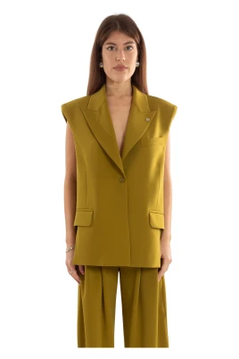 Oversize Vest i Bella Stil