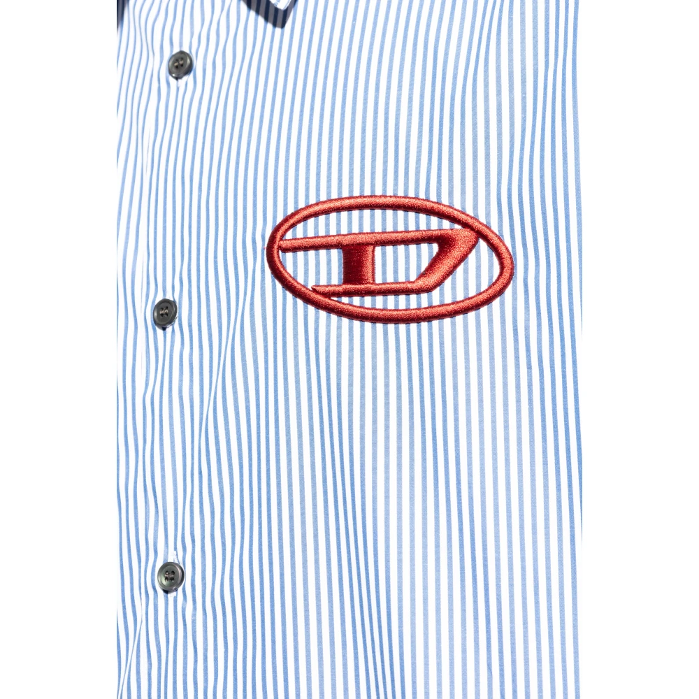 Diesel Shirt `S-Simply-E` Blue Heren