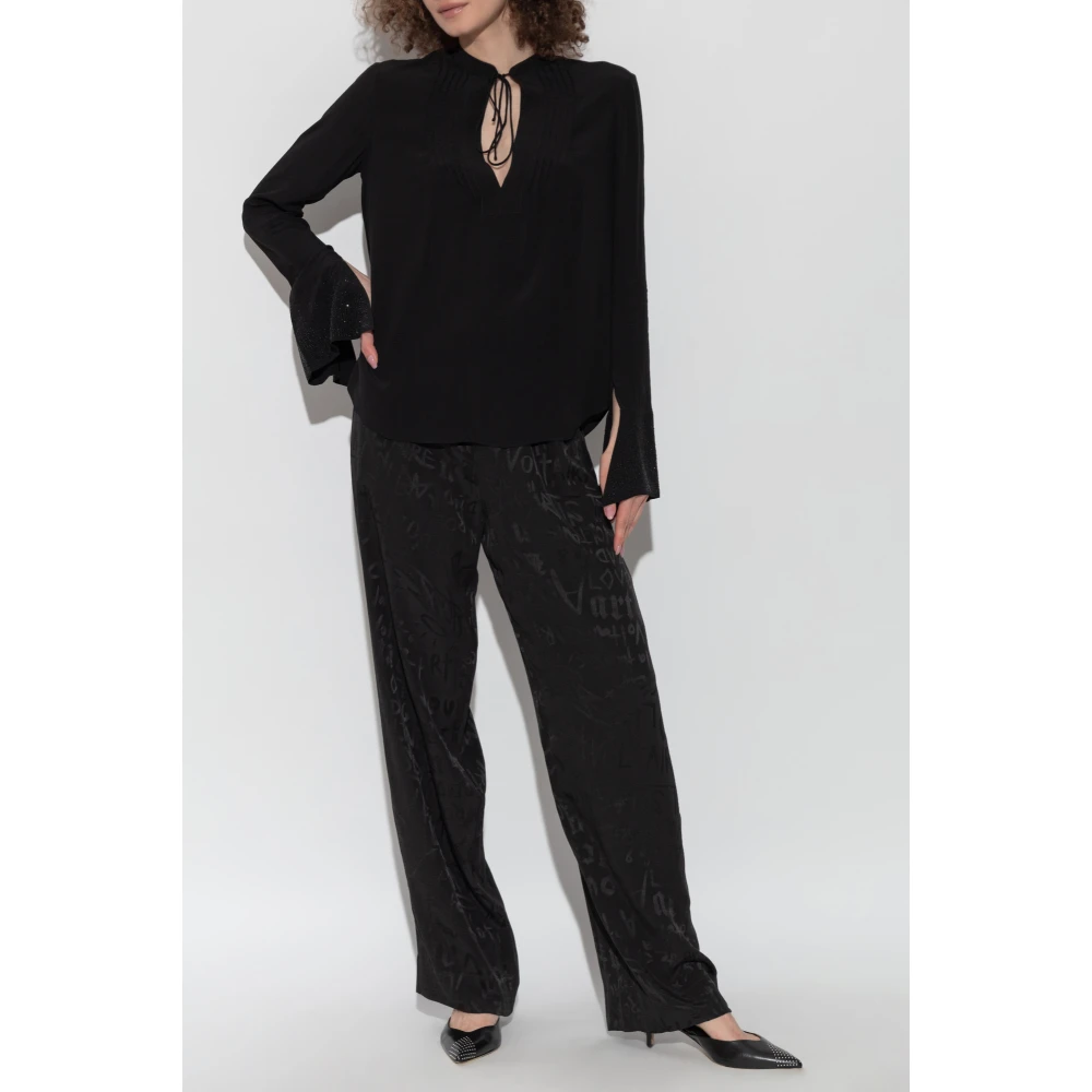 Zadig & Voltaire Top 'Taika' Black Dames