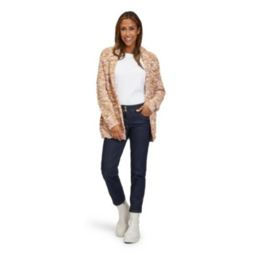 Betty & Co Gebreide Vest Multicolor Dames