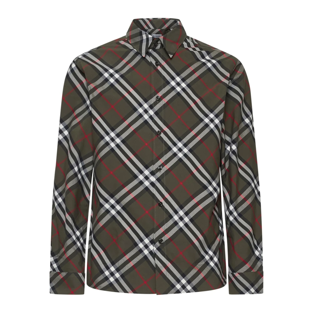 Burberry Stijlvolle Overhemden Brown Heren
