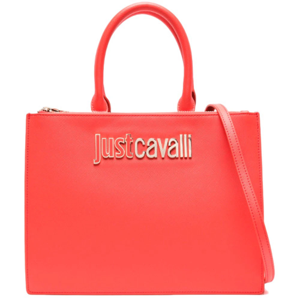 Just Cavalli Rode Dameshandtas Rechthoekige Vorm Red Dames