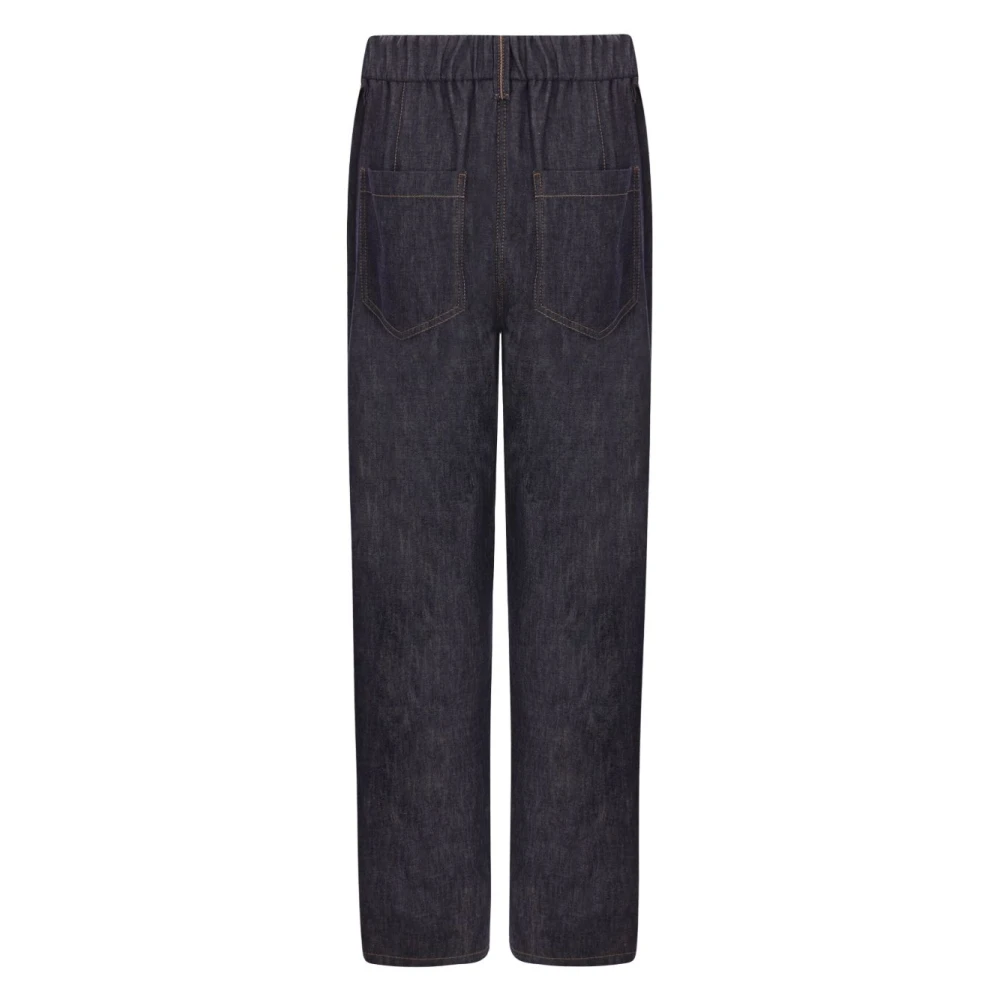 BRUNELLO CUCINELLI Blauwe Broek Blue Dames