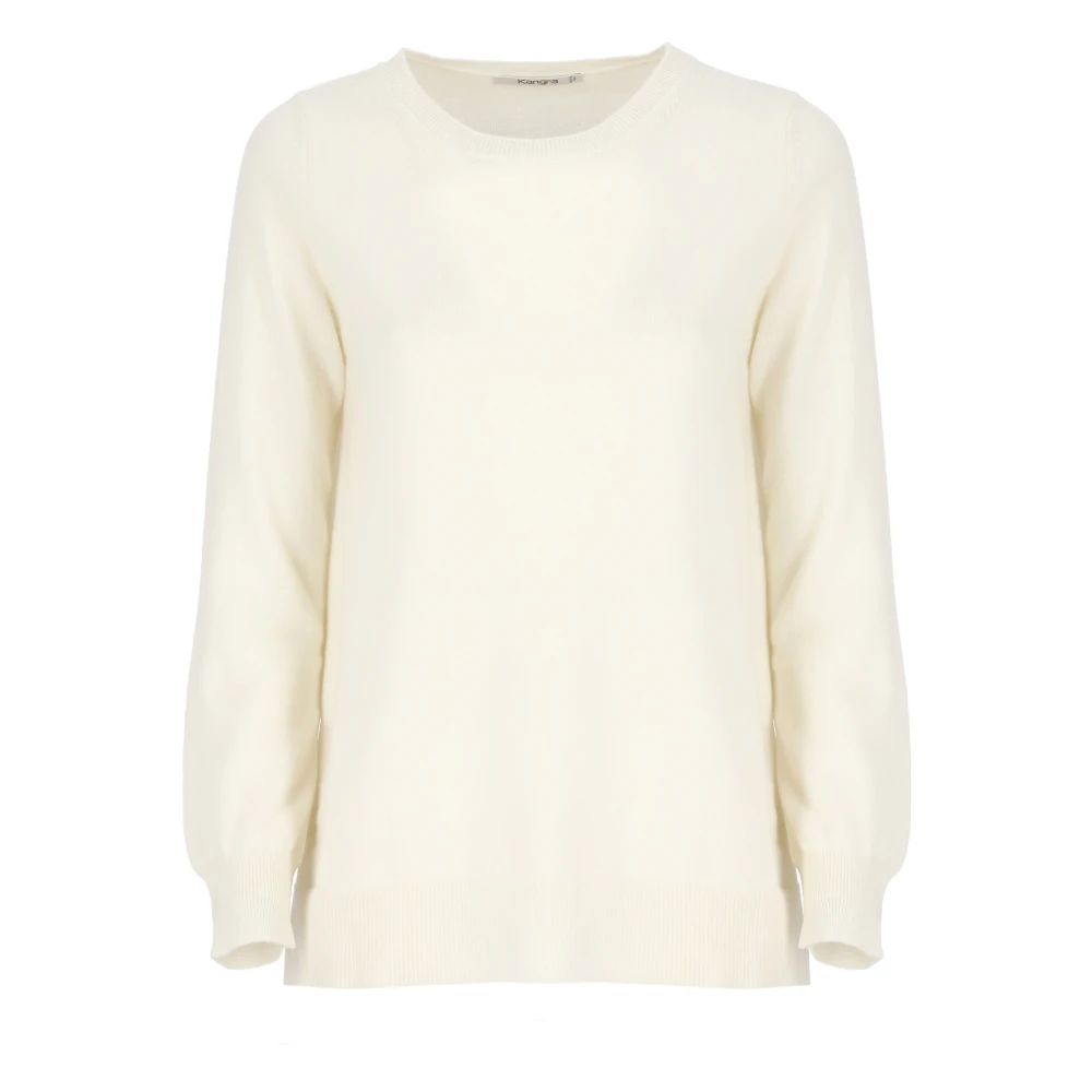 Kangra Kasjmier Wol Witte Trui Vrouwen White Dames
