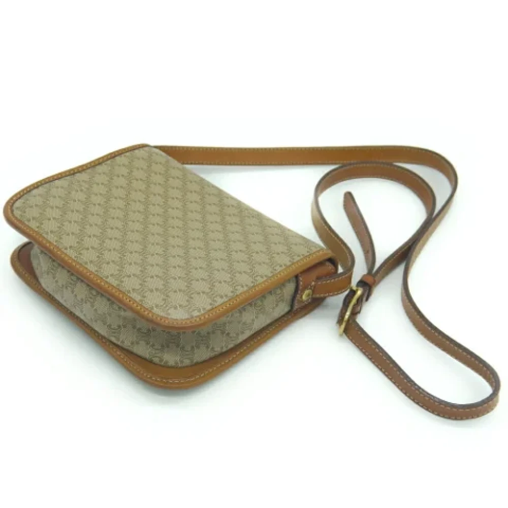 Celine Vintage Pre-owned Fabric celine-bags Green Dames